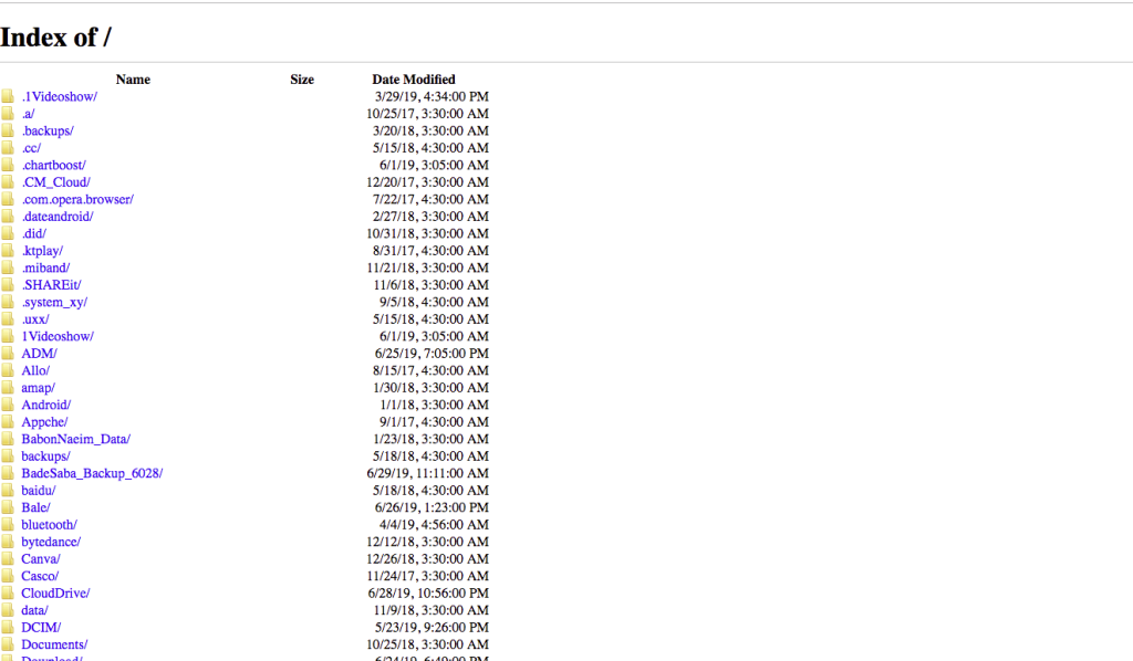 صفحه اصلی ftp
