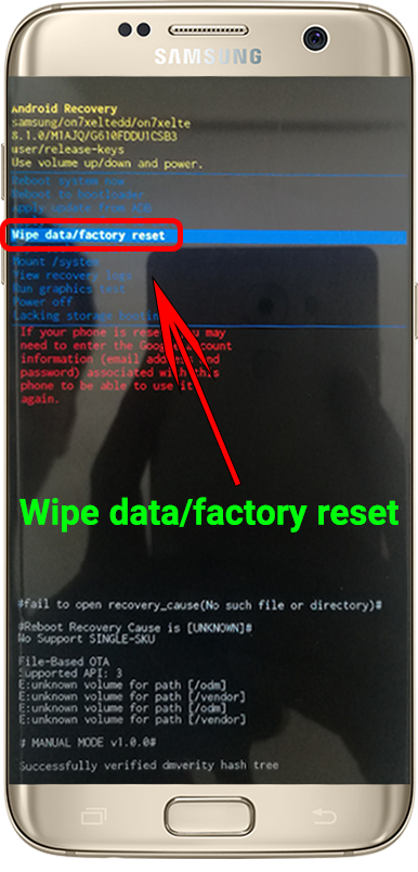 factory reset 2 recovery mode