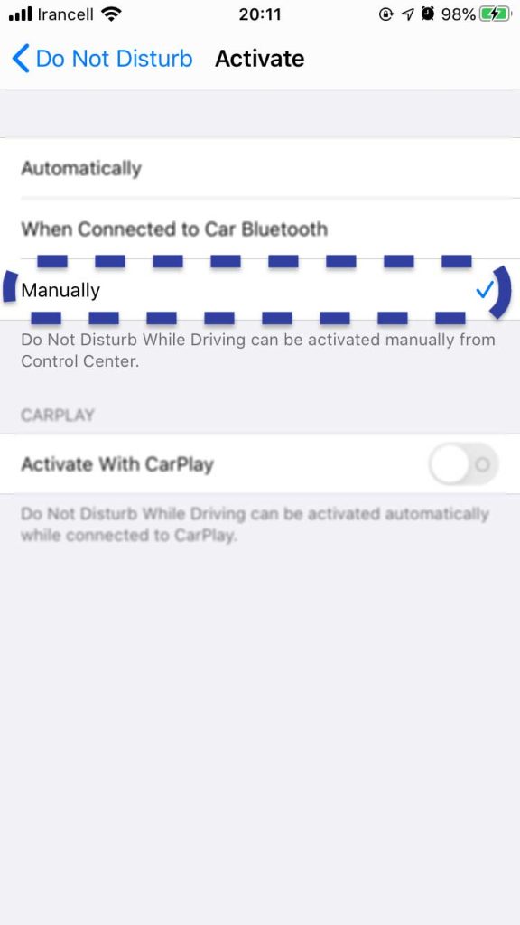 غیر-فعال-کردن-حالت-رانندگی